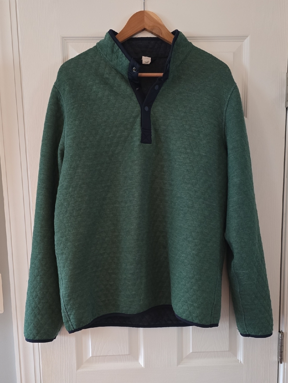 Marine Layer Men's Corbet Quilted Reversible Pullover Sweater